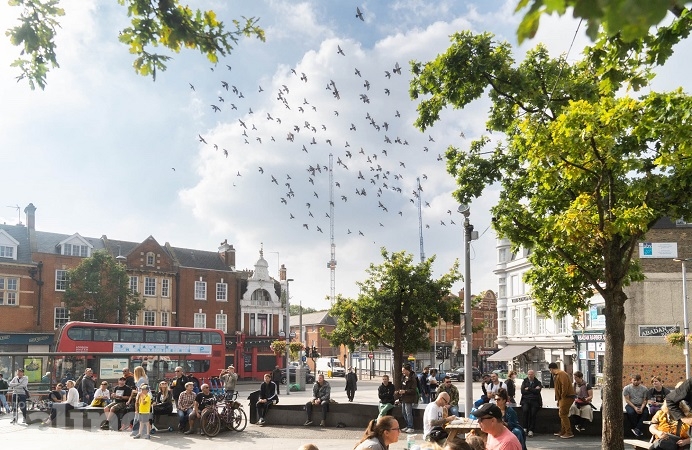 Acton town square, the mount, London Borough of Ealing