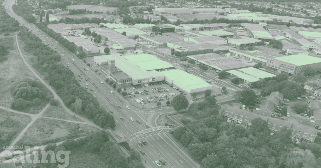 Aerial view of Greenford, Ealing