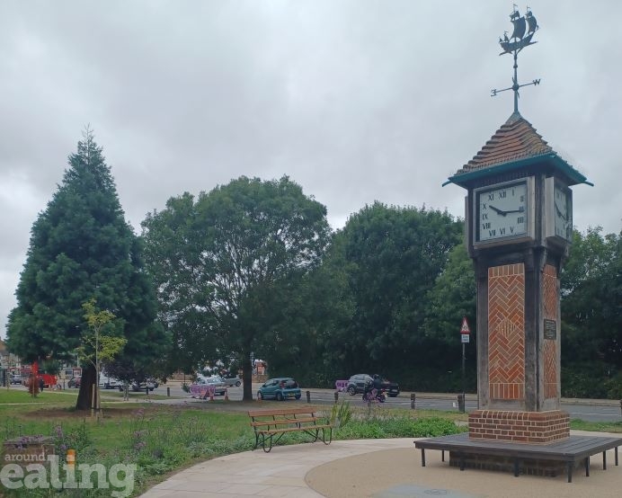 The clock tower, Village Green, Northolt