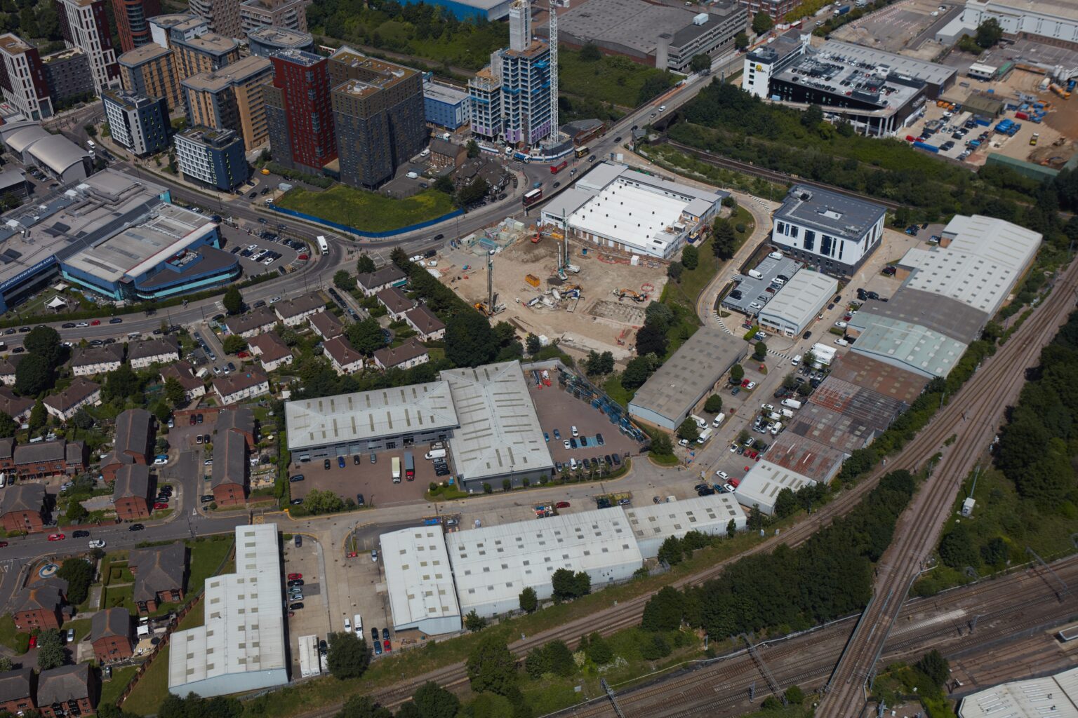 Aerial view of SEGRO Park Royal site, the latest WestTech Corridor investment