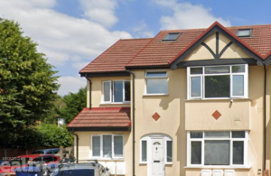 Beige suburban semi attached house in Northolt, London