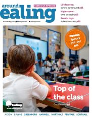 Front cover of Around Ealing schools special edition magazine September 2024